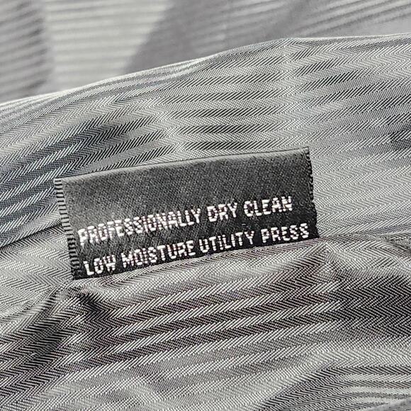 Zagato Blazer Mens 36R Black Pinstripe Velvet Sport Coat 3-Button Notch Lapel - Picture 16 of 16